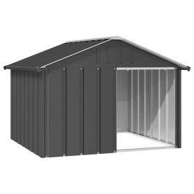 Dog House Anthracite 45.9"x40.6"x32.1" Galvanized Steel Dog House Anthracite 45.9"x40.6"x32.1" Galvanized Steel